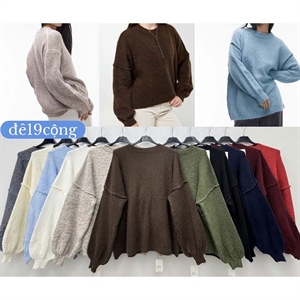 Sweter damski okrągły