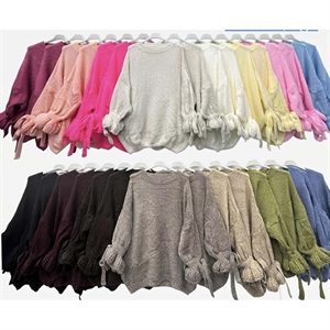 Sweter damski okrągły