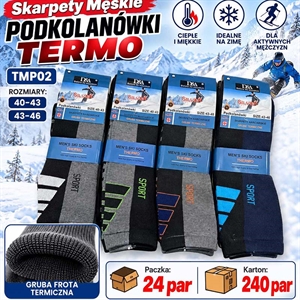 Skarpetki termo męskie 40-46