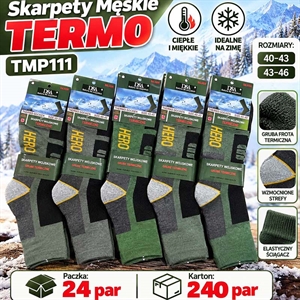 Skarpetki termo męskie 40-46