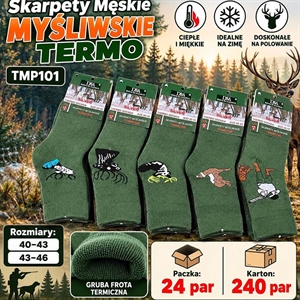Skarpetki termo męskie 40-46