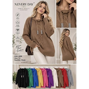 Sweter damski z kołnierzykiem
