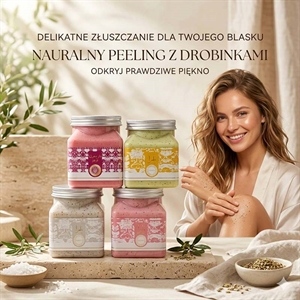 Naturalny peeling z drobinkami