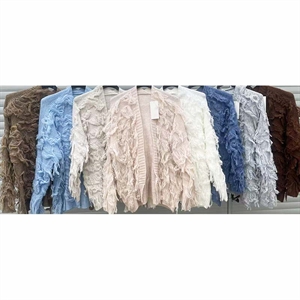 Sweter damski zapinany na guziki - Produkt Włoski