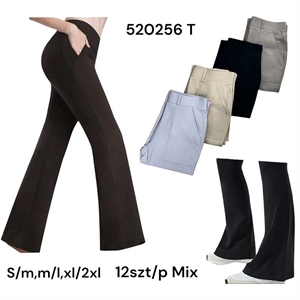 Spodnie dzwony damskie (S-2XL)