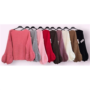 Sweter damski okrągły - Produkt Włoski