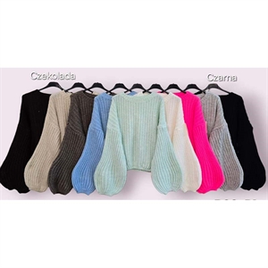 Sweter damski okrągły - Produkt Włoski