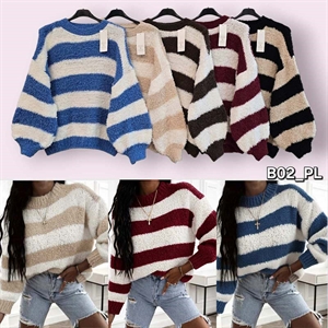 Sweter damski okrągły - Produkt Włoski