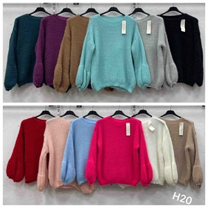 Sweter damski okrągły - Produkt Włoski