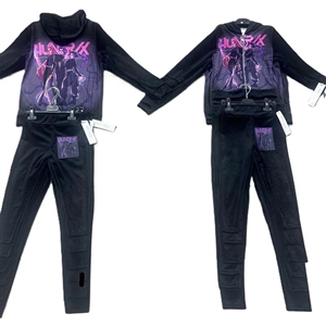 Komplet welurowy dziewczęcy (6-16) - Produkt Włoski