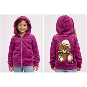 Bluza dziewczęca z kapturem (6-16) - Produkt Włoski