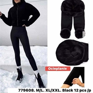 Legginsy damskie ocieplane M-2XL