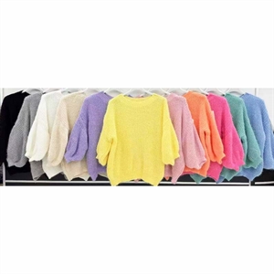 Sweter damski okrągły