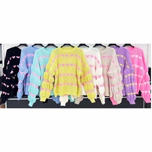 Sweter damski okrągły