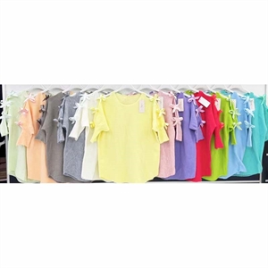 Sweter damski z krótkim rękawem