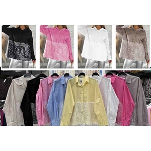 Koszula damska z koronką przodem i koronką tyłem produkt Włoski