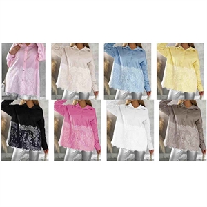 Koszula damska z koronką przodem i koronką tyłem produkt Włoski