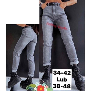 Jeansy damskie  34-42 lub 38-48