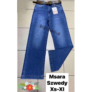 Jeansy szerokie nogawki M'sara  XS-XL