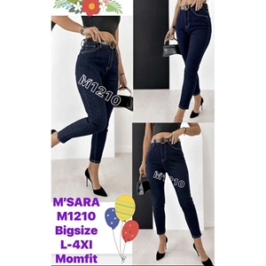 Jeansy mom fit Big Size  L-4XL