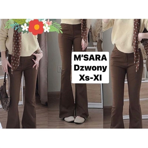 Jeansy dzwony damskie  XS-XL