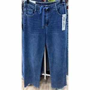 Jeansy szerokie nogawki  29-36