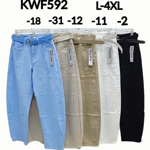 Jeansy balloon  L-4XL