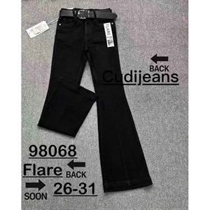 Jeansy dzwony damskie  26-31