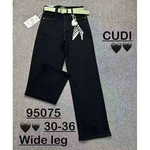 Jeansy szerokie nogawki  30-36