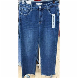 Jeansy szerokie nogawki  29-36