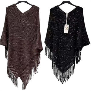 Ponczo damski produkt Włoski