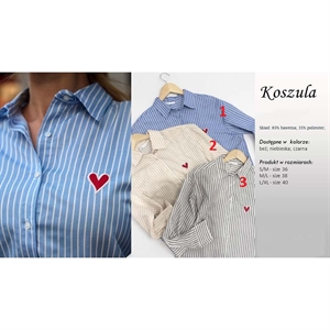 Koszula damska - Produkt Turecki S/M M/L L/XL