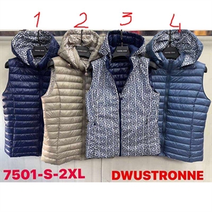 Kamizelka dwustronnna damska  S-2XL