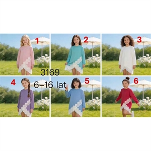 Sukienka dziewczęca 6-16 lat