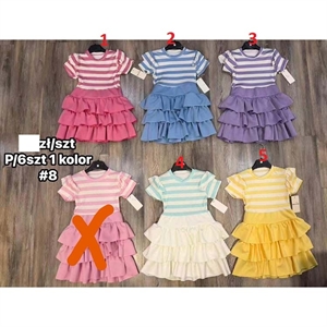 Sukienka dziewczęca 4-14 lat