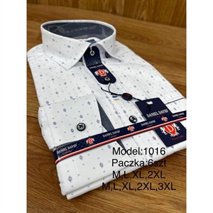 Koszula męska długi rekaw  produkt Turecki M-3XL