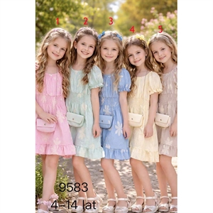 Sukienka dziewczęca  4-14 lat