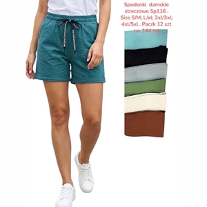 Spodenki damskie streczowe  S/M-4XL/5XL