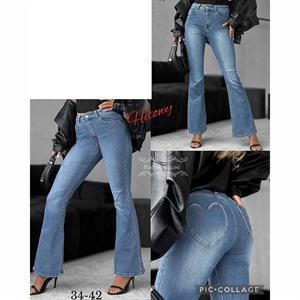 Jeansy dzwony damskie  34-42