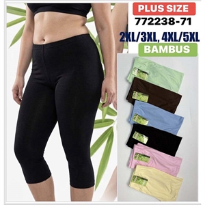 Legginsy bambusowe krótkie damskie  2XL/3XL-4XL/5XL