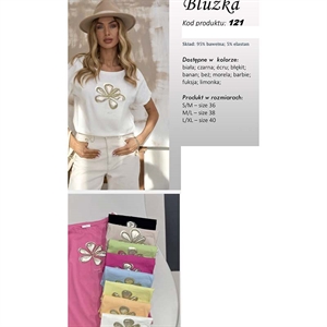 Bluzka damska produkt Polski  S/M-M/L-L/XL(36-38-40)