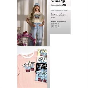 Bluzka damska produkt Polski  S/M-M/L-L/XL(36-38-40)