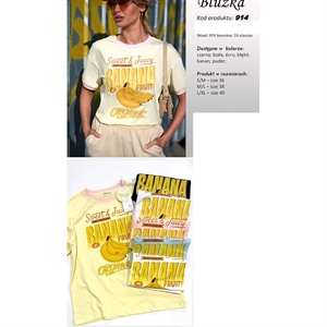 Bluzka damska produkt Polski  S/M-M/L-L/XL(36-38-40)