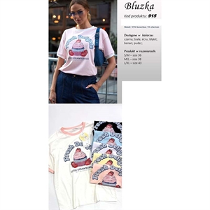Bluzka damska produkt Polski  S/M-M/L-L/XL(36-38-40)