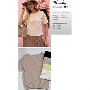 Bluzka damska produkt Polski  S/M-M/L-L/XL(36-38-40)
