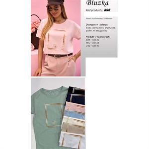 Bluzka damska produkt Polski  S/M-M/L-L/XL(36-38-40)