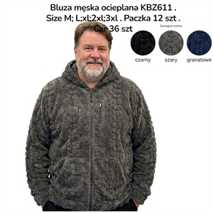 Bluza Męska ocieplana M-3XL