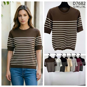 Sweter damski z krótkim rękawem  S/M-L/XL
