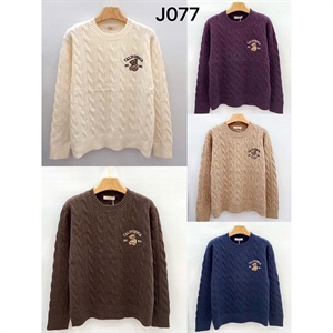 Sweter damski okrągły