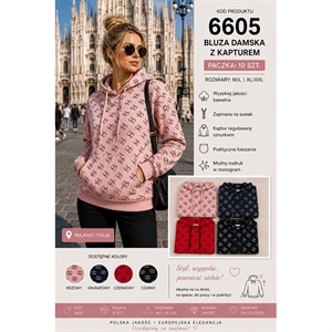 Bluza kangurka damska  M/L-XL/2XL